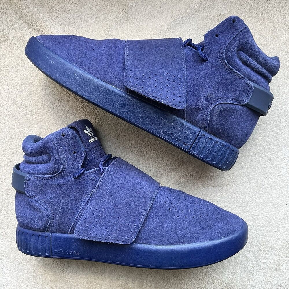 Adidas Tubular Invader Strap Dark Blue Sneakers Men 6 Athleisure Casual Classic